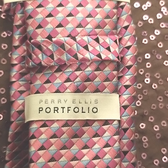 Perry Ellis Portfolio tie & square set - Picture 3 of 4
